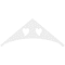 Ekena Millwork Pitch Winston Architectural Grade PVC Gable Pediment, 36"W x 15"H x 1"P (10/12) GPP036X015X100WIN - alternate 3
